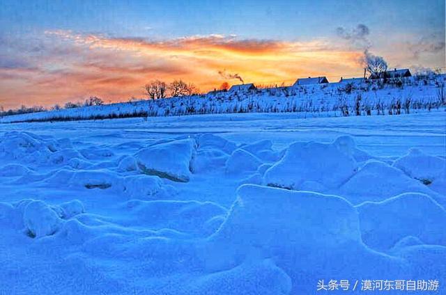 漠河旅游 冰天雪地中找"北",找"纯",找"美"!