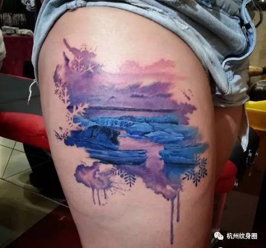 tattoo | 纹身素材:雪花