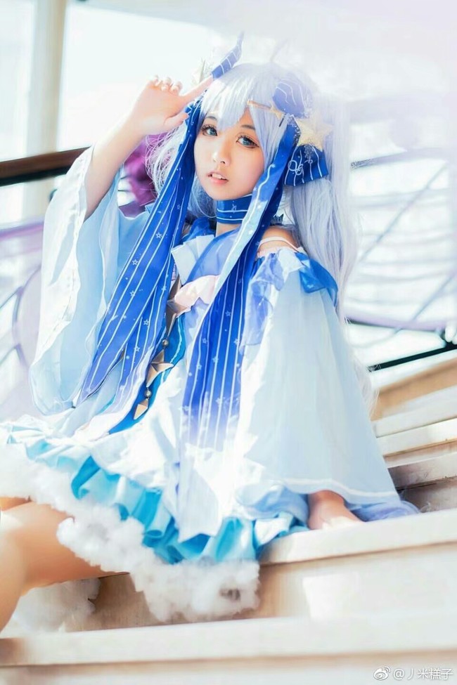 可爱萝莉 雪初音 场照 cosplay