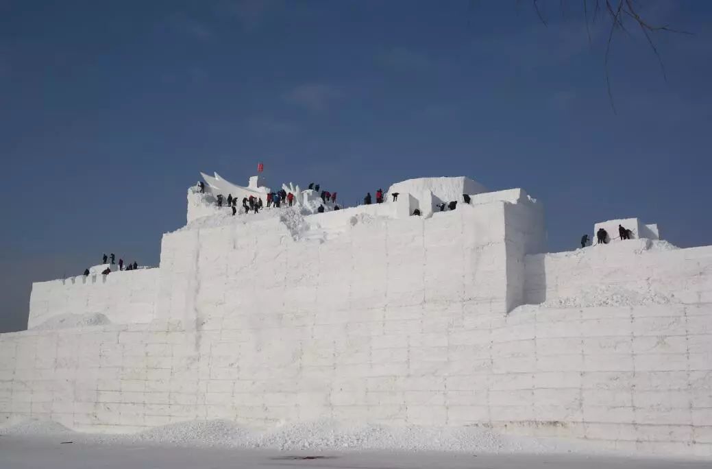 【雪雕】雪博会大型主塑《雪颂冬奥》开始雕刻|全省大学生雪雕比赛