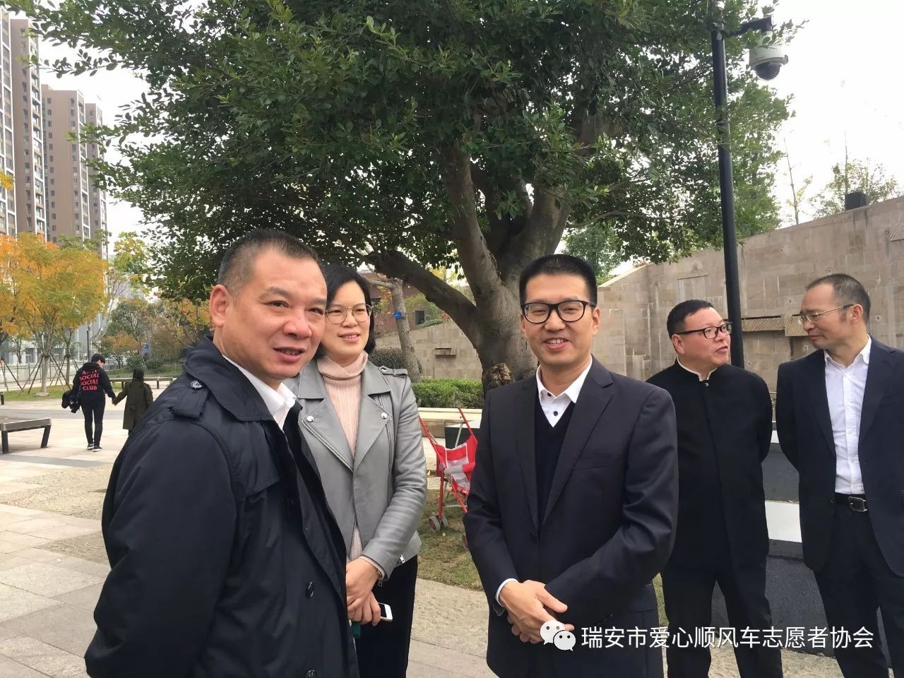 温州市环保局刘建农书记,瑞安市政府林增丰副市长,瑞安市环保丁良才