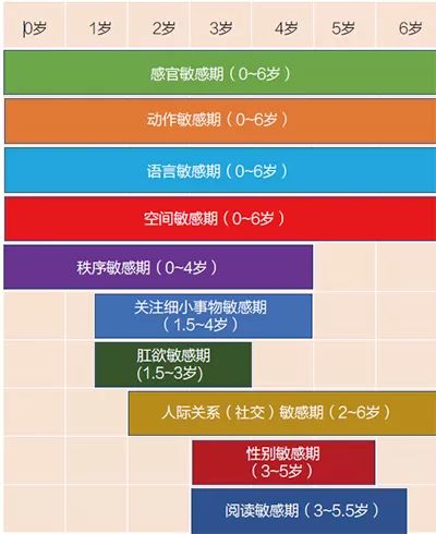 0-6岁孩子"敏感期"最全整理(父母必知)