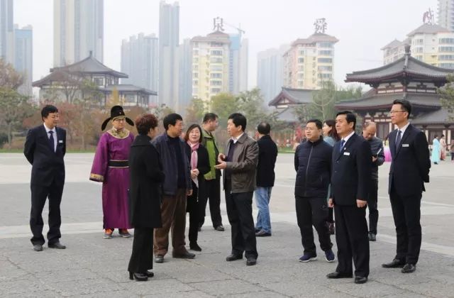 旅发上阳宫洛阳市西工区区委书记昝宏仓莅临上阳宫文化园调研考察