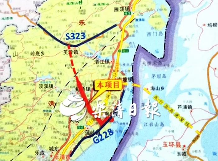 近日, 乐清市发改局对乐清市228国道至323省道连接线工程的项目建议书
