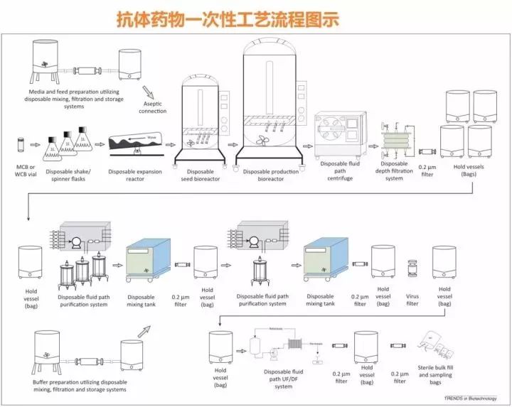 抗体药物与一次性生产工艺