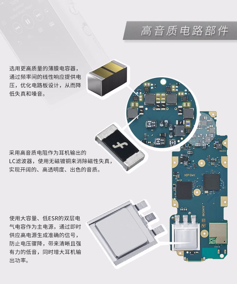 免费试用索尼zx300a随身音频播放器