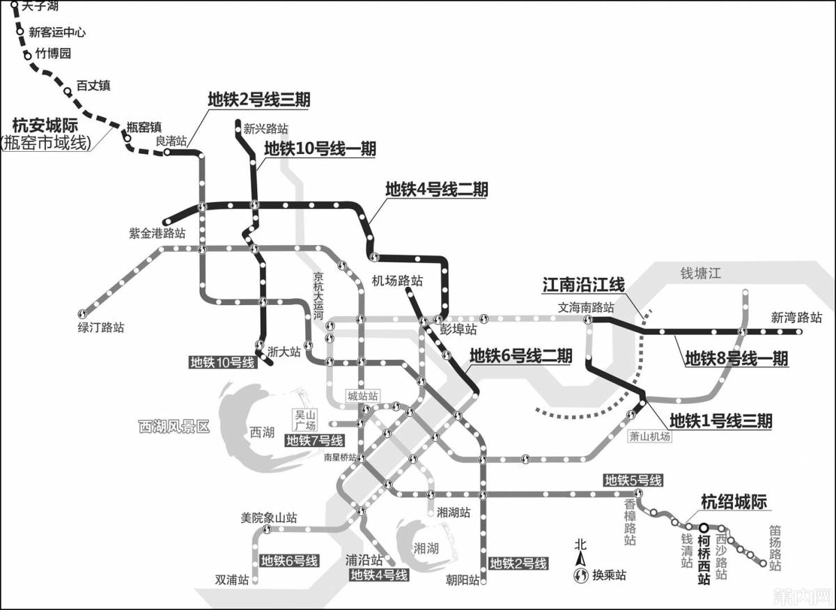 杭州地铁规划解读:4号线经闻堰直至义桥,临浦人反馈意见最强烈!