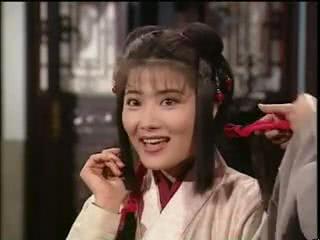杨丽菁,在古装剧中的扮相还可以是俏皮可爱,在电视剧《聊斋之流光情劫