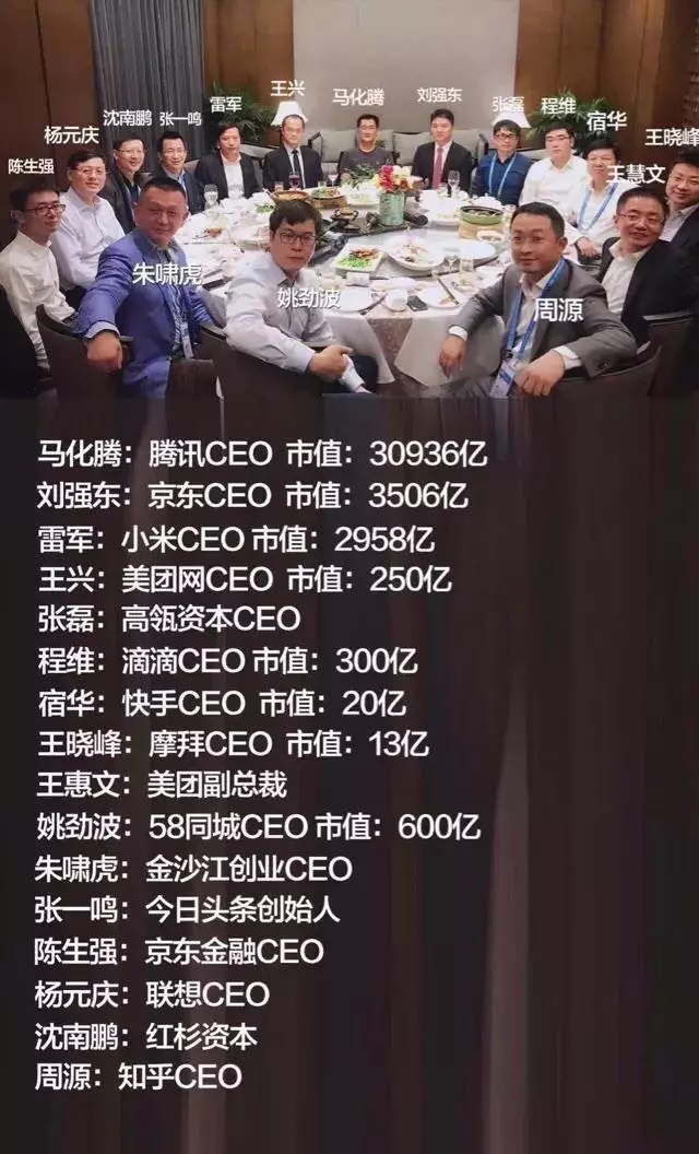 继大佬丁磊一年一度的"乌镇饭局"后,本次互联网大会又出现了"东兴会"