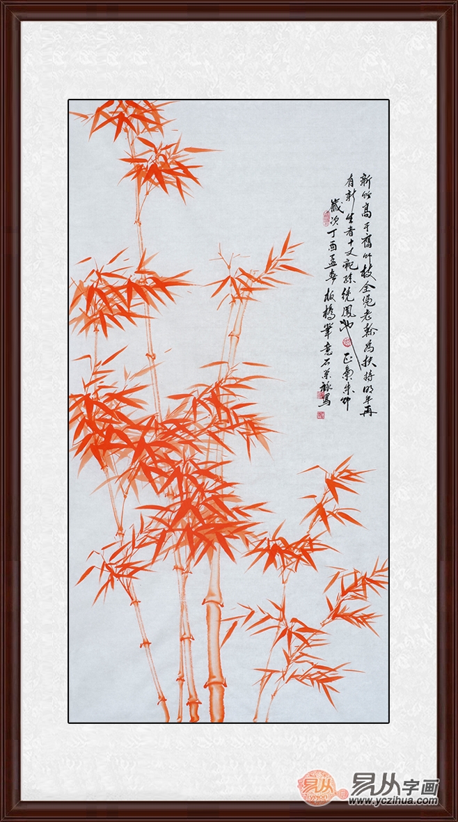 当代最擅长画竹子的画家——石荣禄