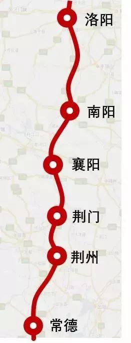 郑州到襄阳段有望在2019年实现通车,这条高铁也将成为襄阳的东北至