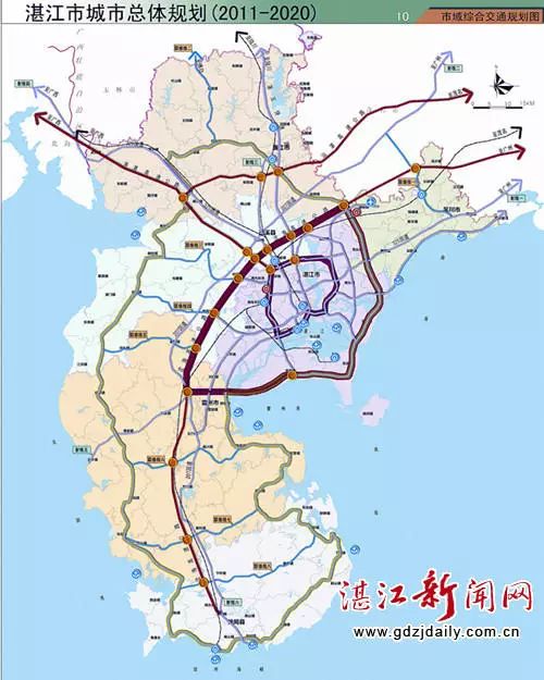 "三环四通"大交通格局正在形成 未来湛江人到珠三角都市圈仅需2小时