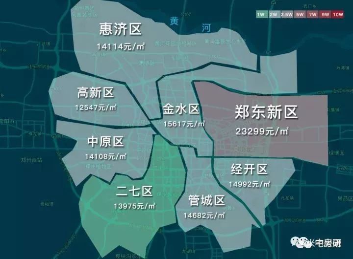 11月份28个热点城市房价地图出炉!郑州同比上涨13.56%