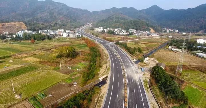 s325延伸线黄岩北洋至宁溪段公路通车