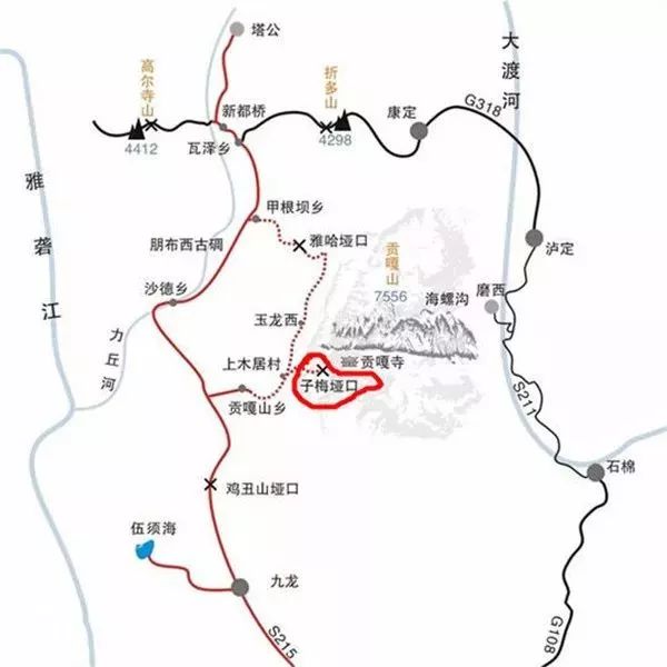 第一天:成都—泸定桥—康定—折多山—新都桥