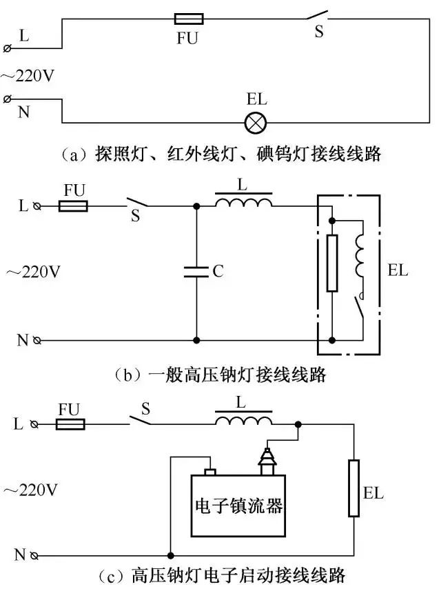 6.高压汞灯接线电路