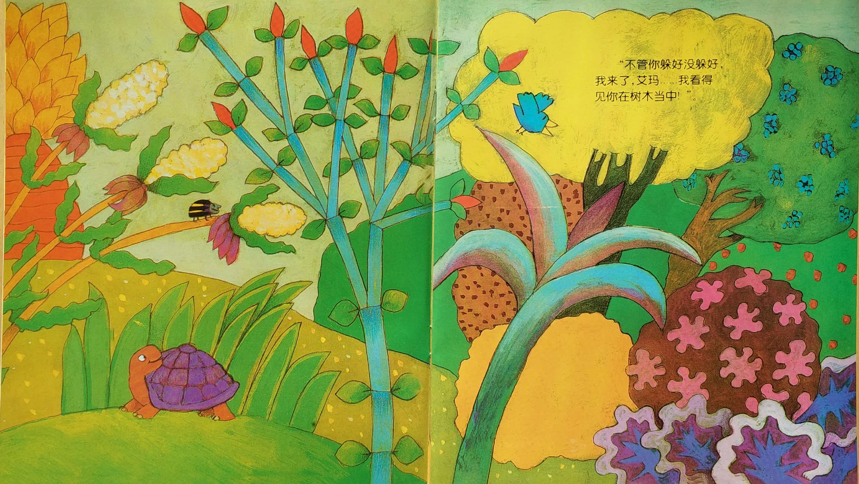 这本画有40多种植物的绘本告诉我们,绘本不仅可以阅读