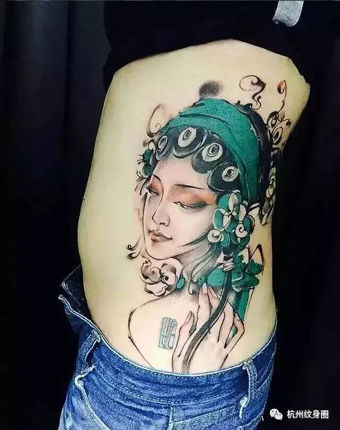 tattoo纹身素材花旦