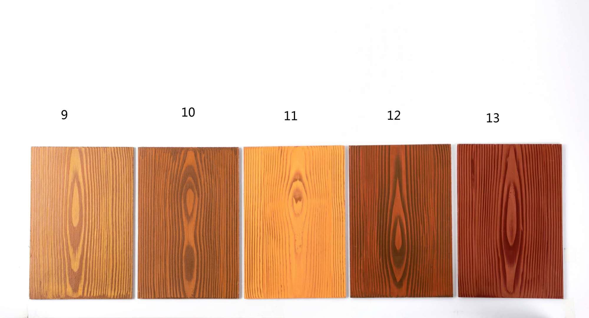 接着就是对木纹漆的木纹颜色选择,木纹漆的颜色效果是由木纹漆的底色