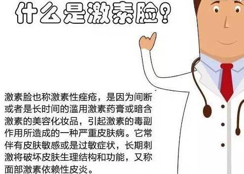 由于患者长期反复使用不当或滥用皮质类固醇激素外用制剂,使患处皮肤