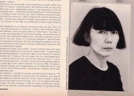 川久保玲(Rei Kawakubo)：十大时尚真相_手机搜狐网