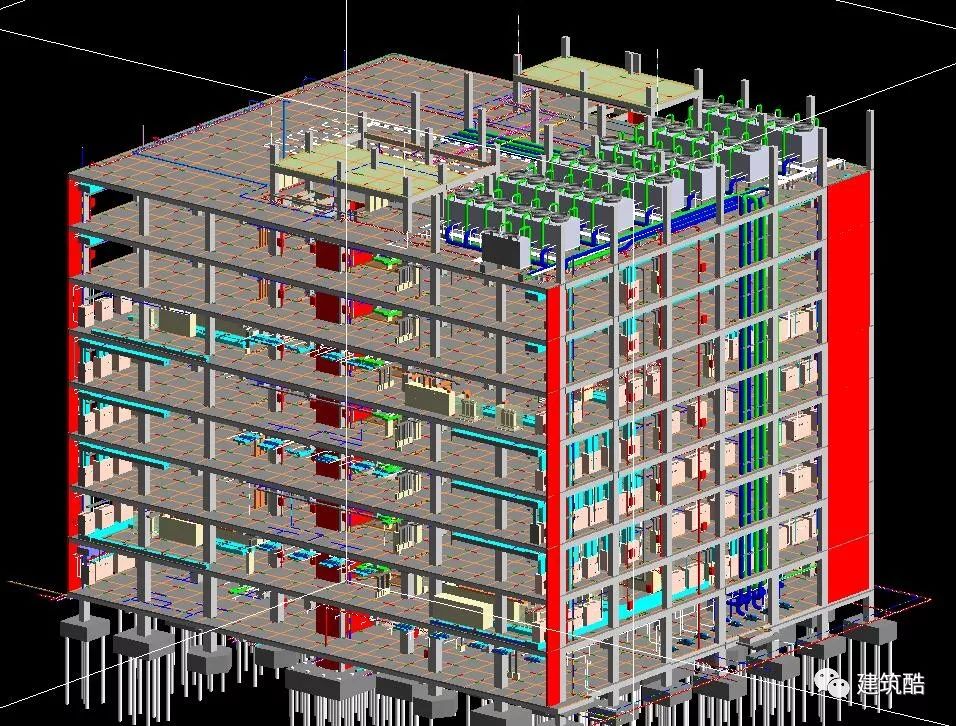 bimrevit全专业项目模型合辑建筑结构暖通电气给排水mep模型