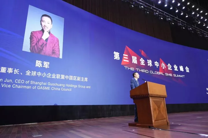 全球中小企业联盟中国区副主席,国创股份董事长,智优生物董事长陈军就