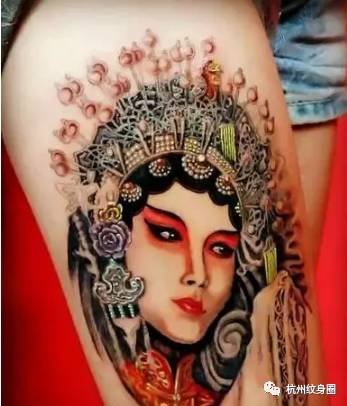 tattoo纹身素材花旦