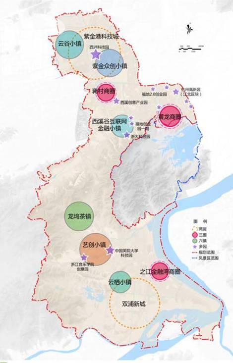 未来三年杭州五大区域规划出炉!你家附近有什么新学校,新医院,新公园
