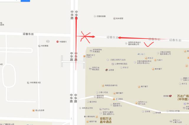 以后 安阳万达广场迎春东街段 为缓解万达广场周边道路交通拥堵问题