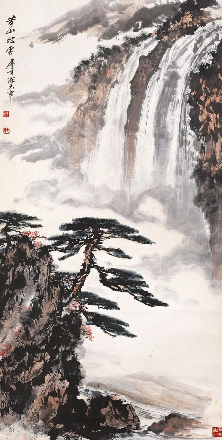 画坛大家陈大章人物花鸟山水画合辑110幅