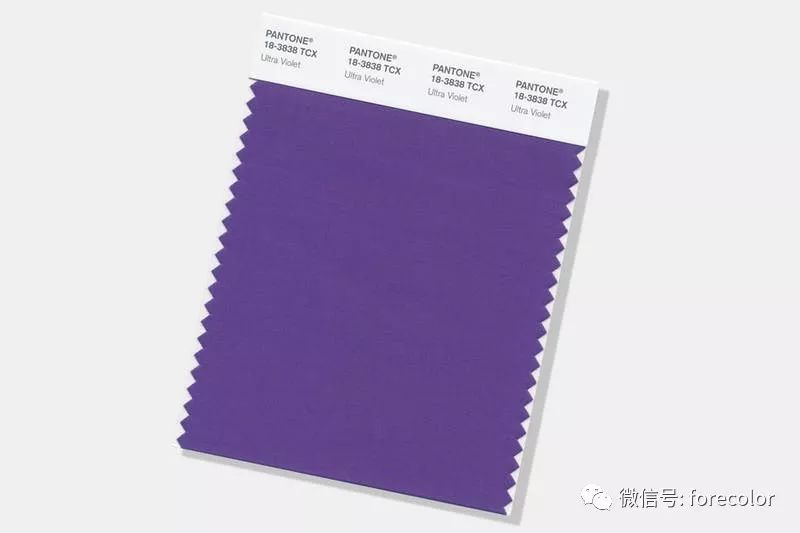 pantone 2018年度色:18-3838 ultra violet