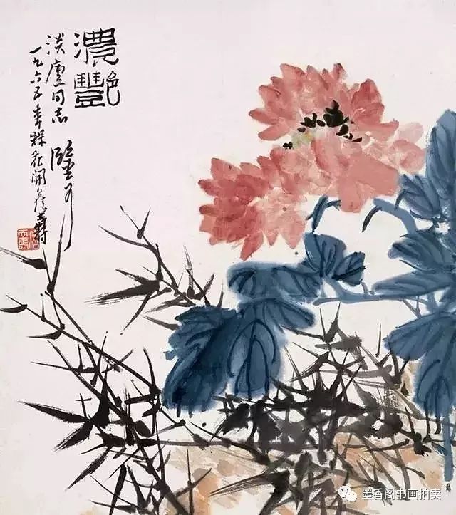 潘天寿花鸟真迹100幅大赏,大师就是不一样!