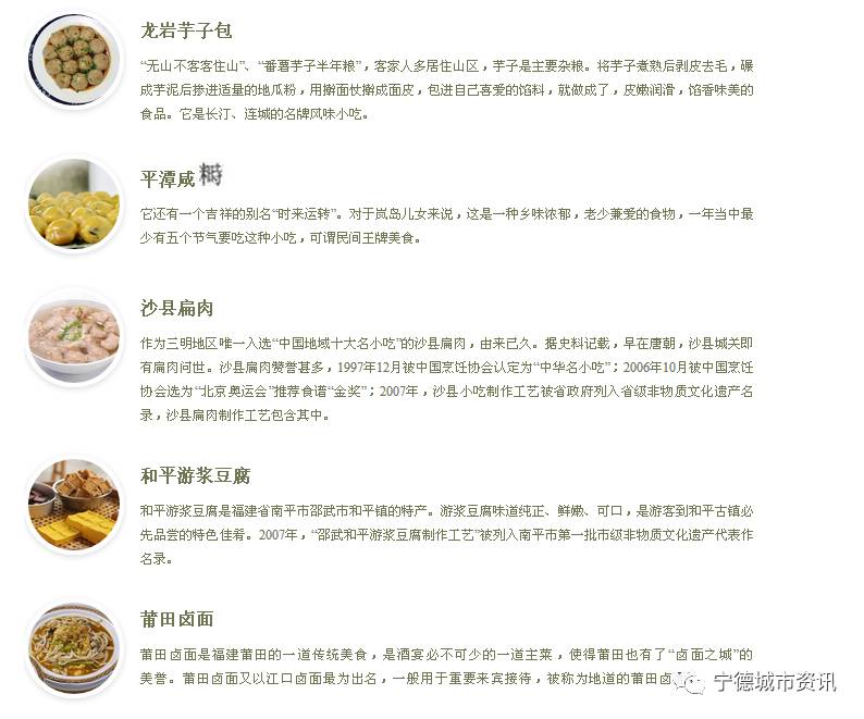 k1体育官方网站“中国地域十大名小吃”宁德入选的是。。(图1)