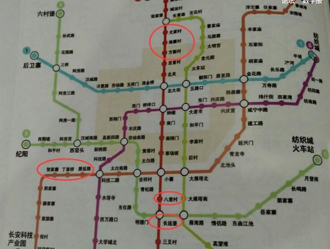 西安地铁线路图错到离谱 误导成都旅客