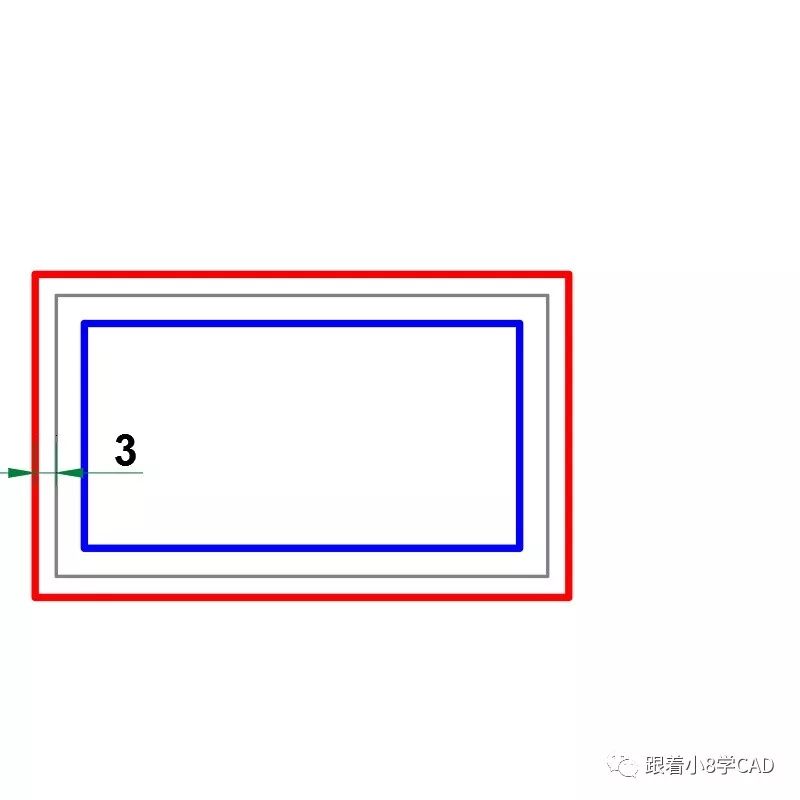 step5,就得到长76×宽46的矩形 .