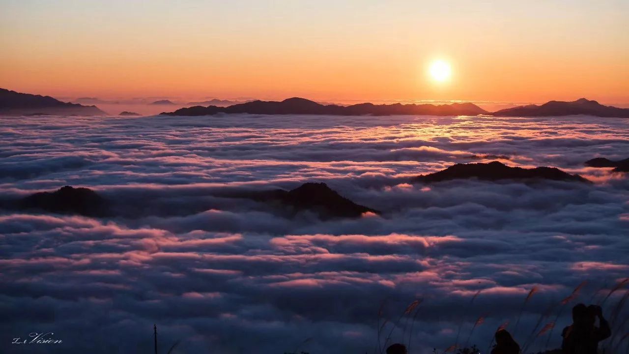 周末咯,红尖山绝美云海等你来