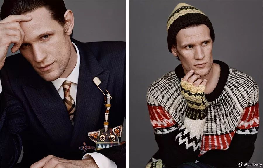 穿 burberry 的 matt smith