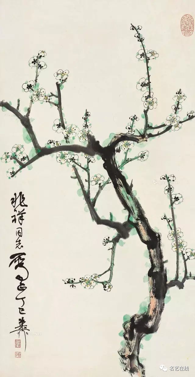 江寒汀 (1903-1963),海上著名花鸟画家,艺术教育家,与唐云,张大壮