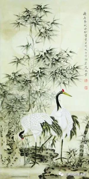 【联展播报】莫建成画作入展"墨潭莲实·丁酉成功美术馆馆藏陇上当代