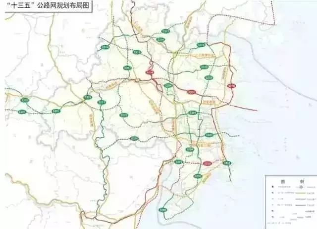 高速路网方面,建成沿海高速公路,杭绍台高速公路一期,台州高速东延