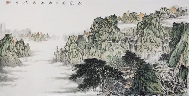 安顺山水画作品赏析:意境高远,气韵横生