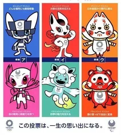 东京奥运会吉祥物候选名单出现!最终将由小学生投票选