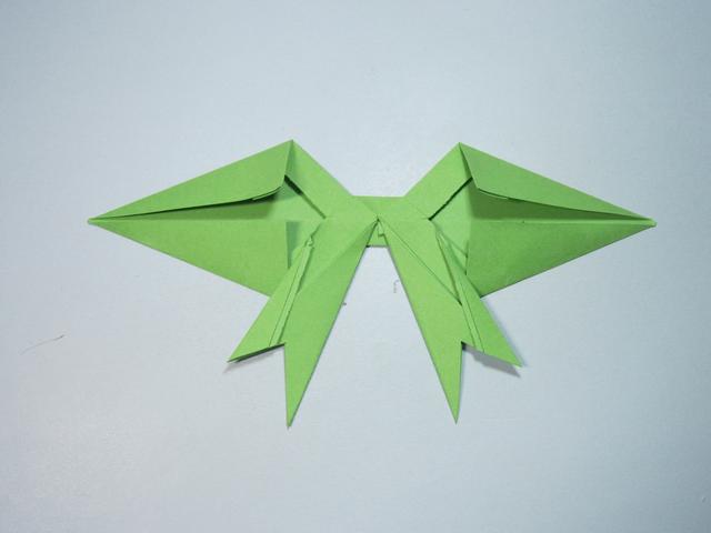 手工折纸蝴蝶结的折法详细步骤图解