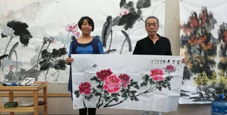 老兵汇老兵文学社张建丰著名艺术家李丽芳部分作品展弘扬传统正能量