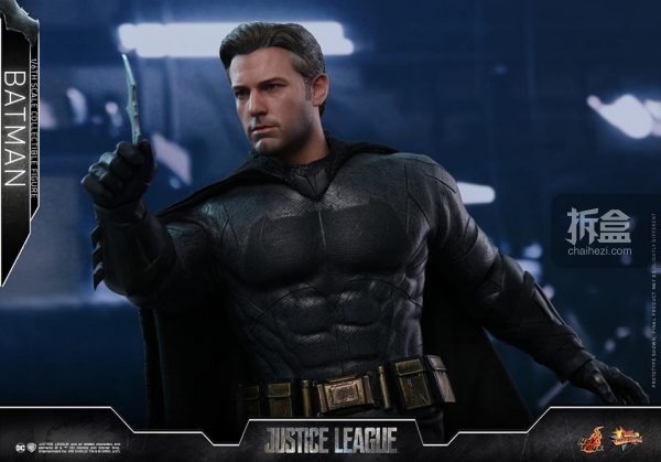 hottoys正义联盟16比例蝙蝠侠batman本61阿弗莱克真人头雕