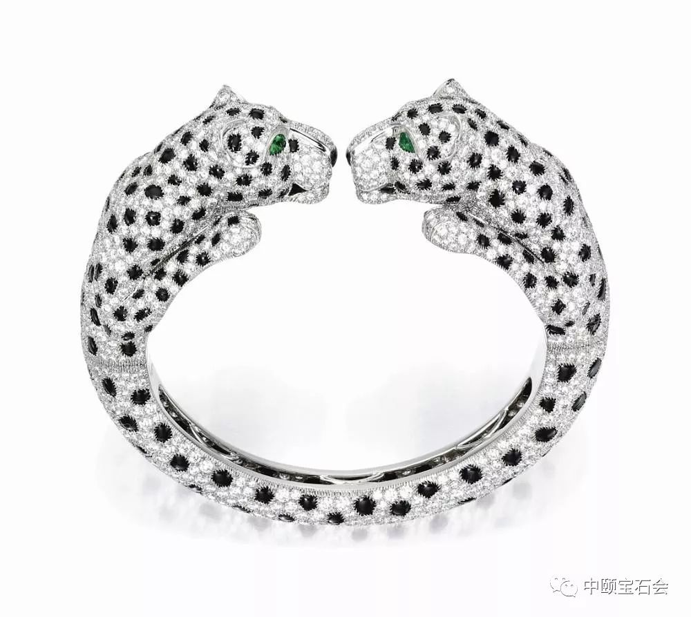 double panther 猎豹手镯,by cartier