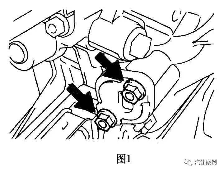 丰田rav4(2. 0l 1az- fe)发动机正时校对方法