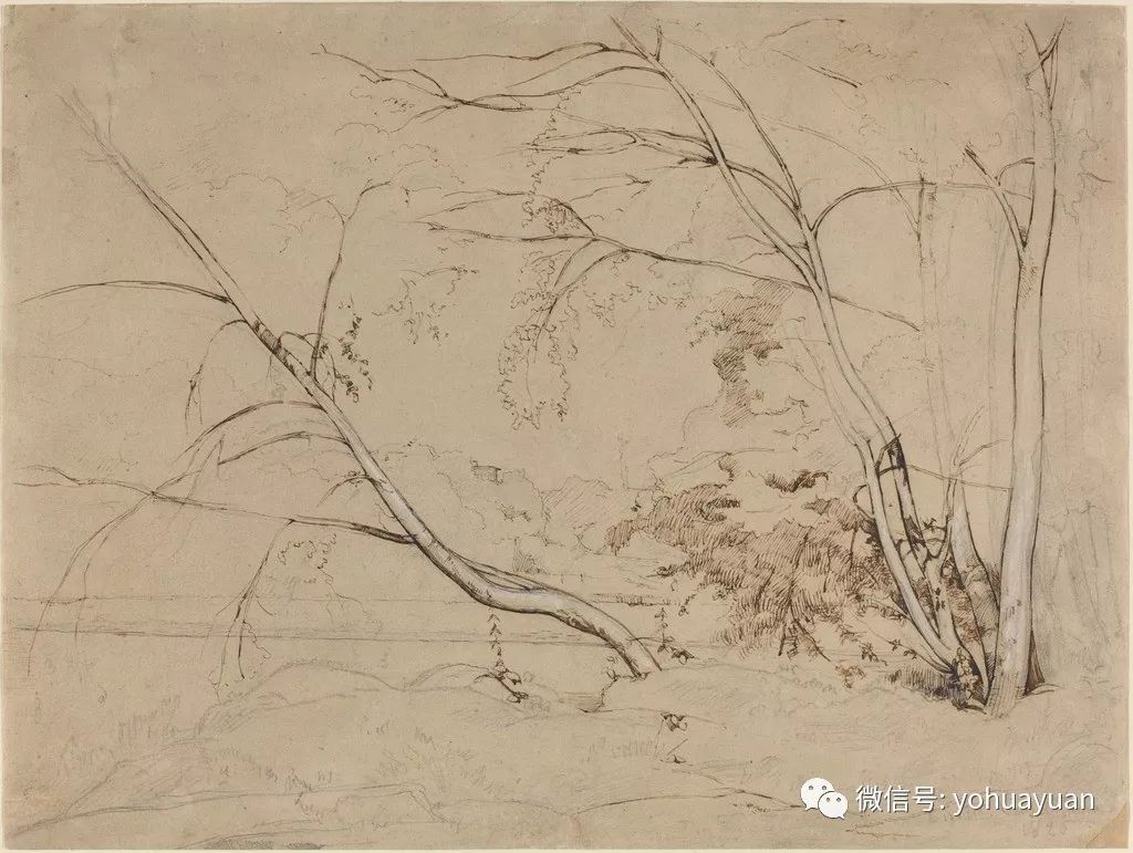 大师素描柯罗