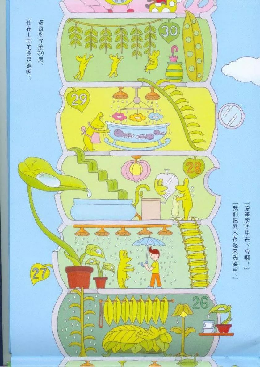 可以无限循环的绘本:《100层的房子》 和多奇,小空,天天一起来体验地